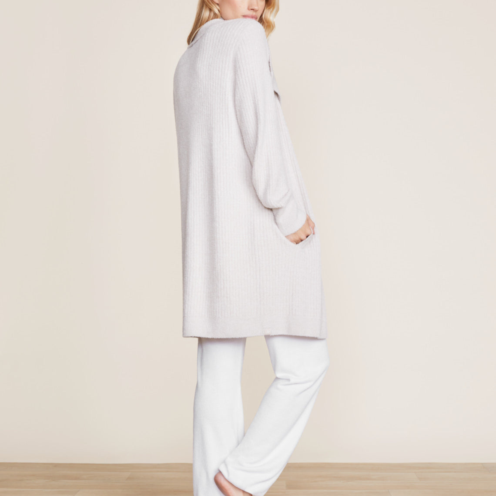 CozyChic Lite Ribbed Drape Cardigan