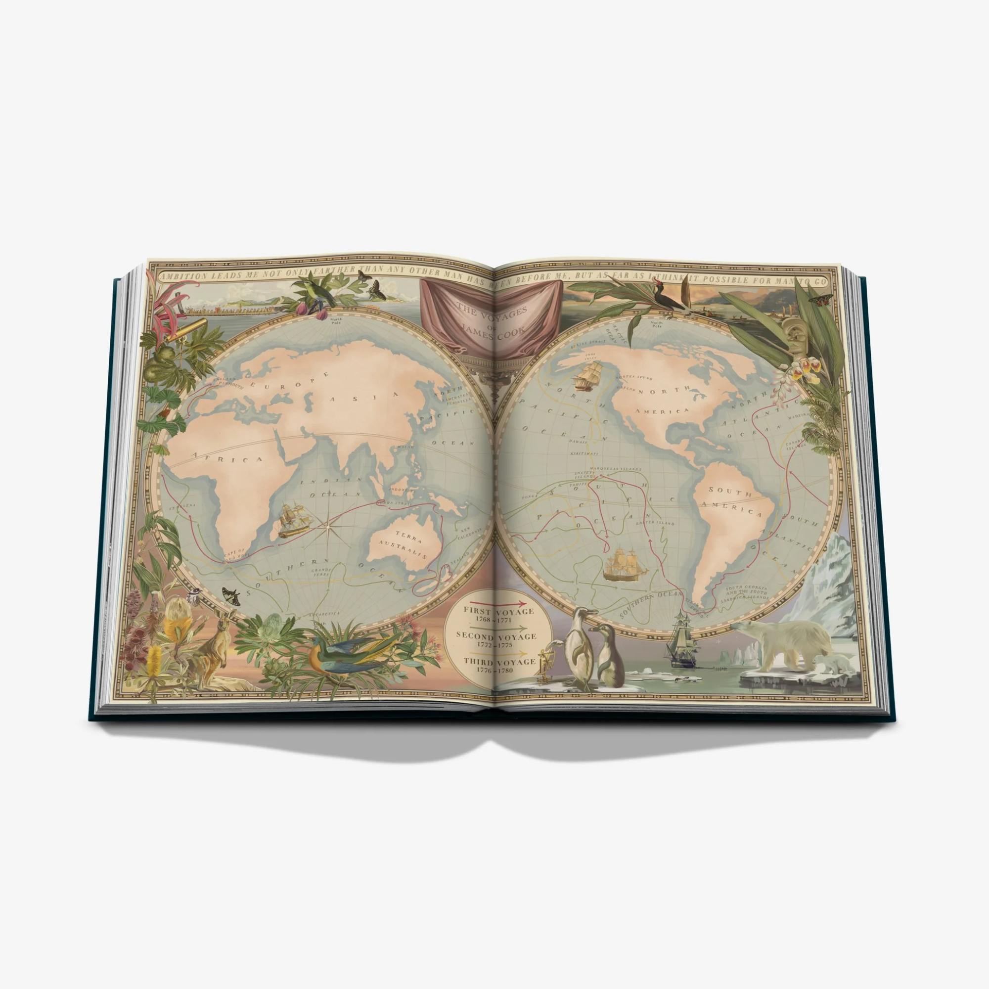 Pacific Islands: James Cook Voyages