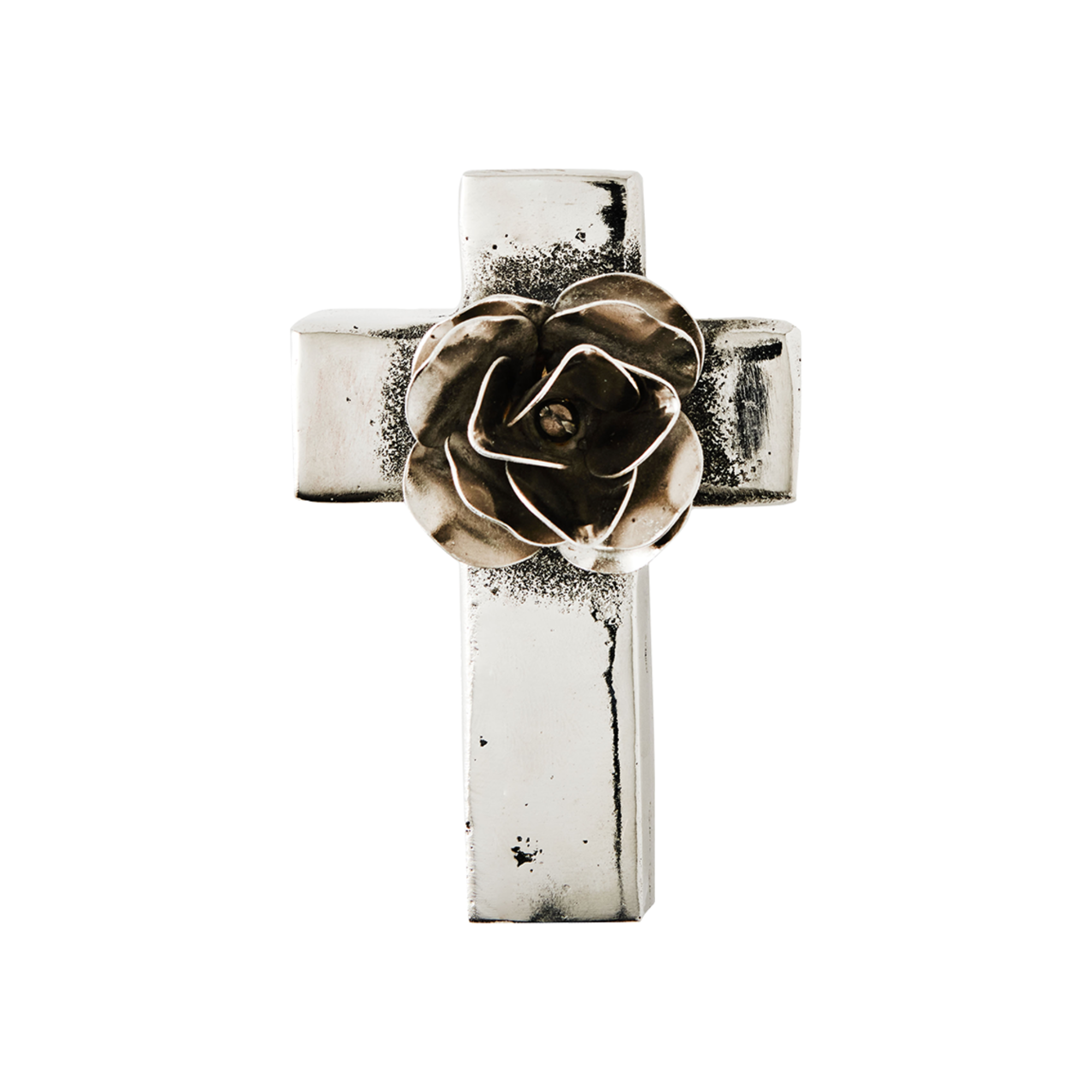 Kingdom Flower Cross - Nickel