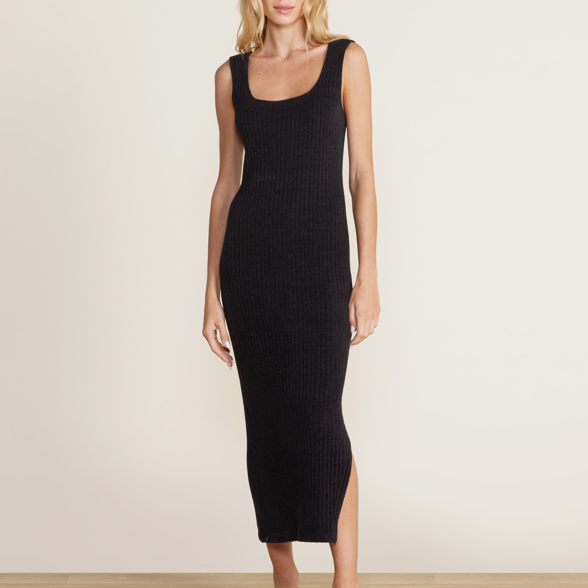 CozyChic Ultra Lite Ribbed Square Neck Dress