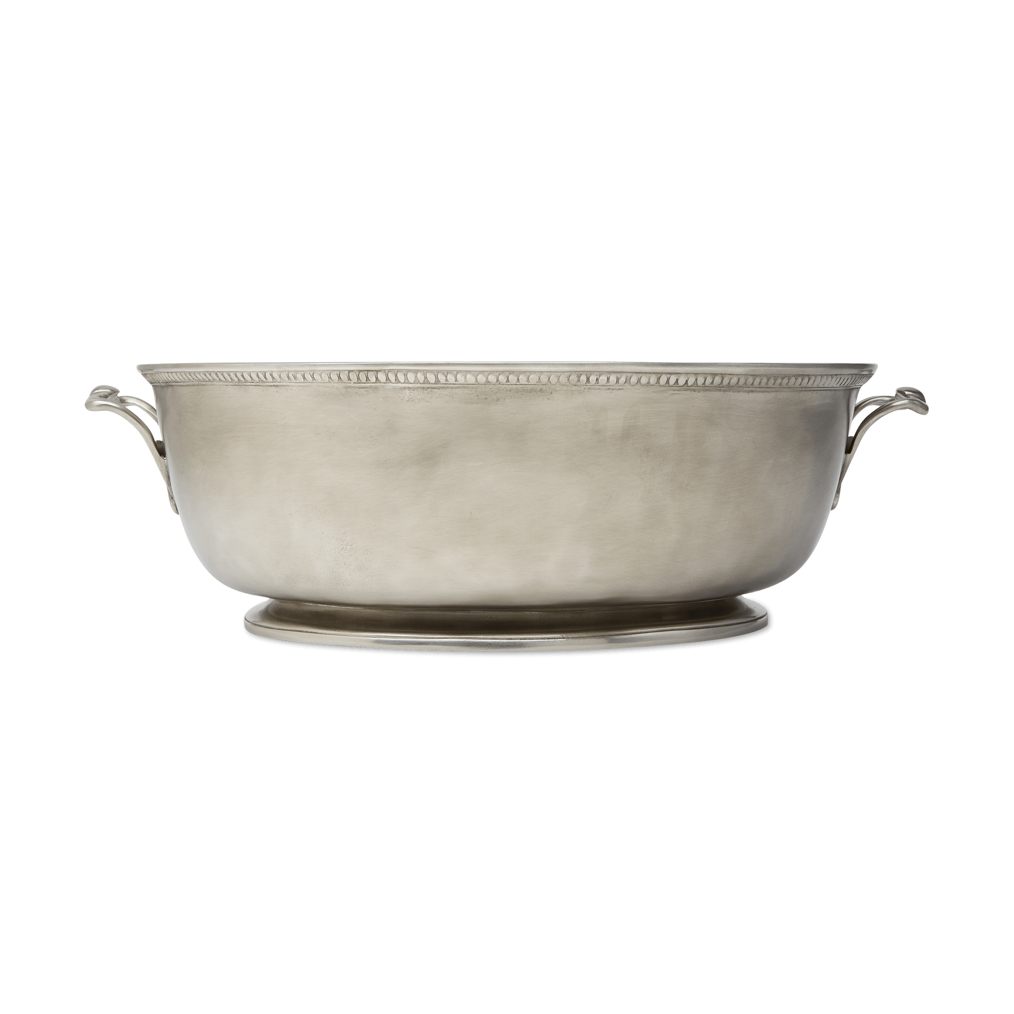 Beaded Footed Oval Basin