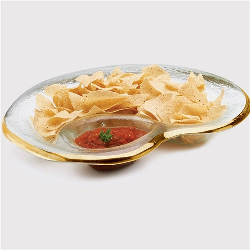 Roman Antique Chip & Dip Bowl