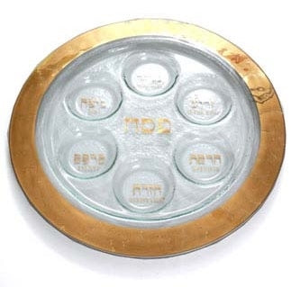 Roman Antique Judaica Seder Plate