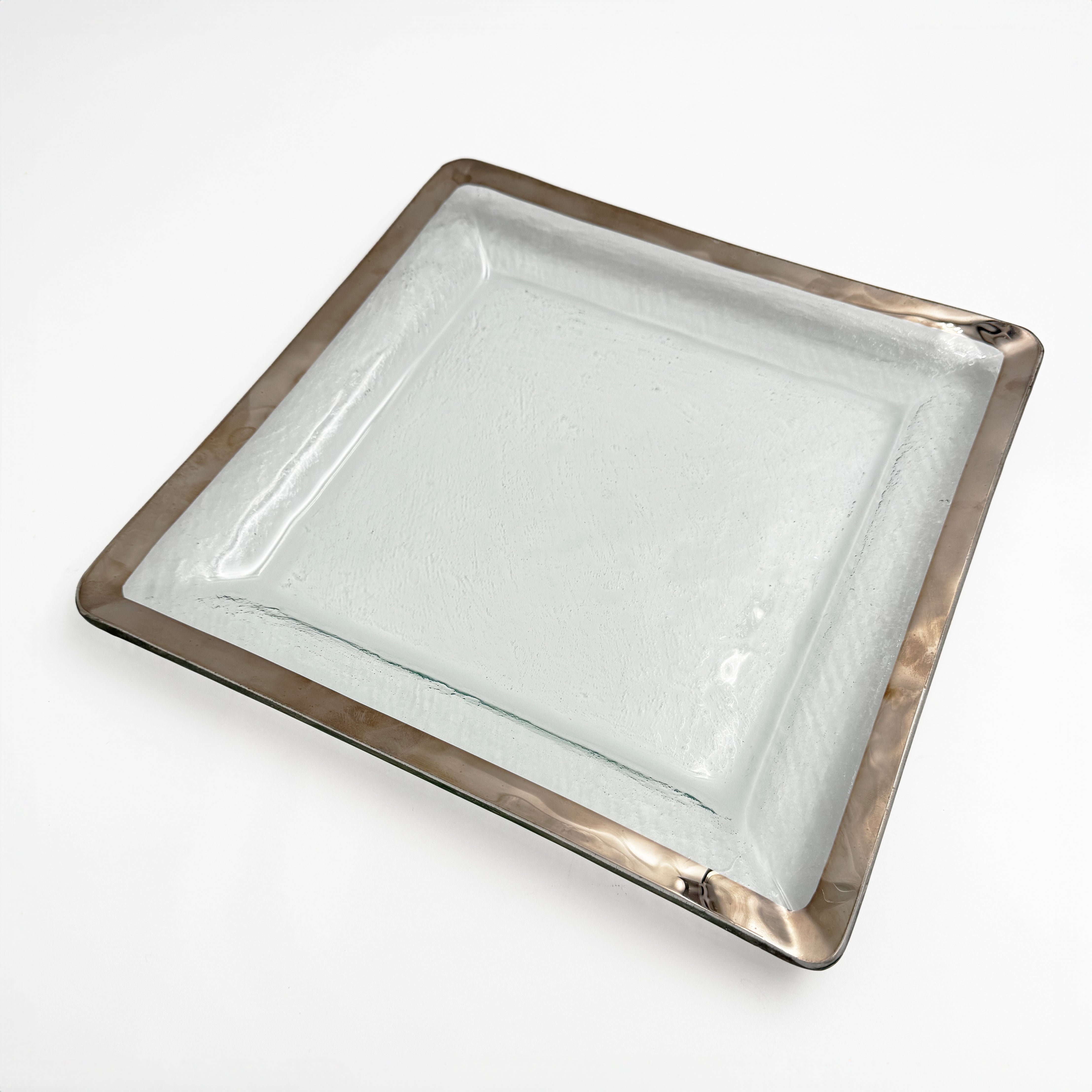 Roman Antique Square Dish 12"