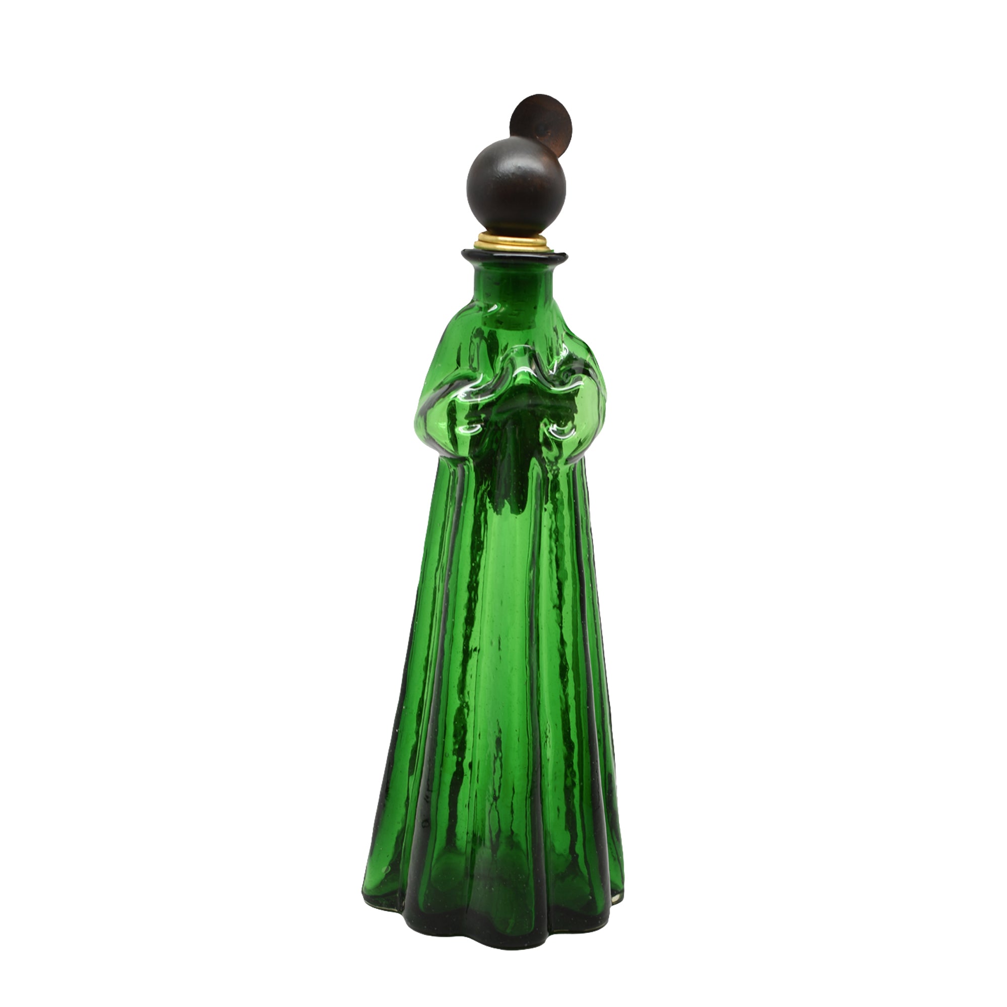 Angelito Bendito Decanter in Green