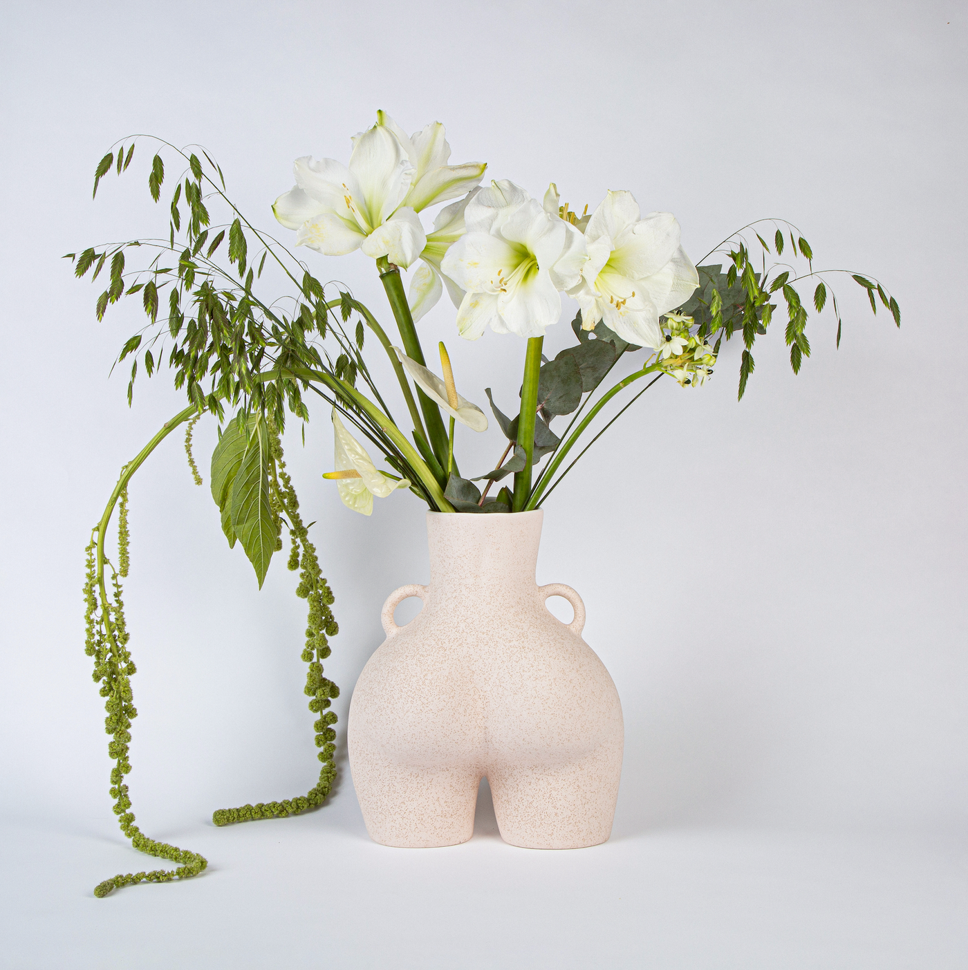 Love Handles Vase (Speckled Beige)