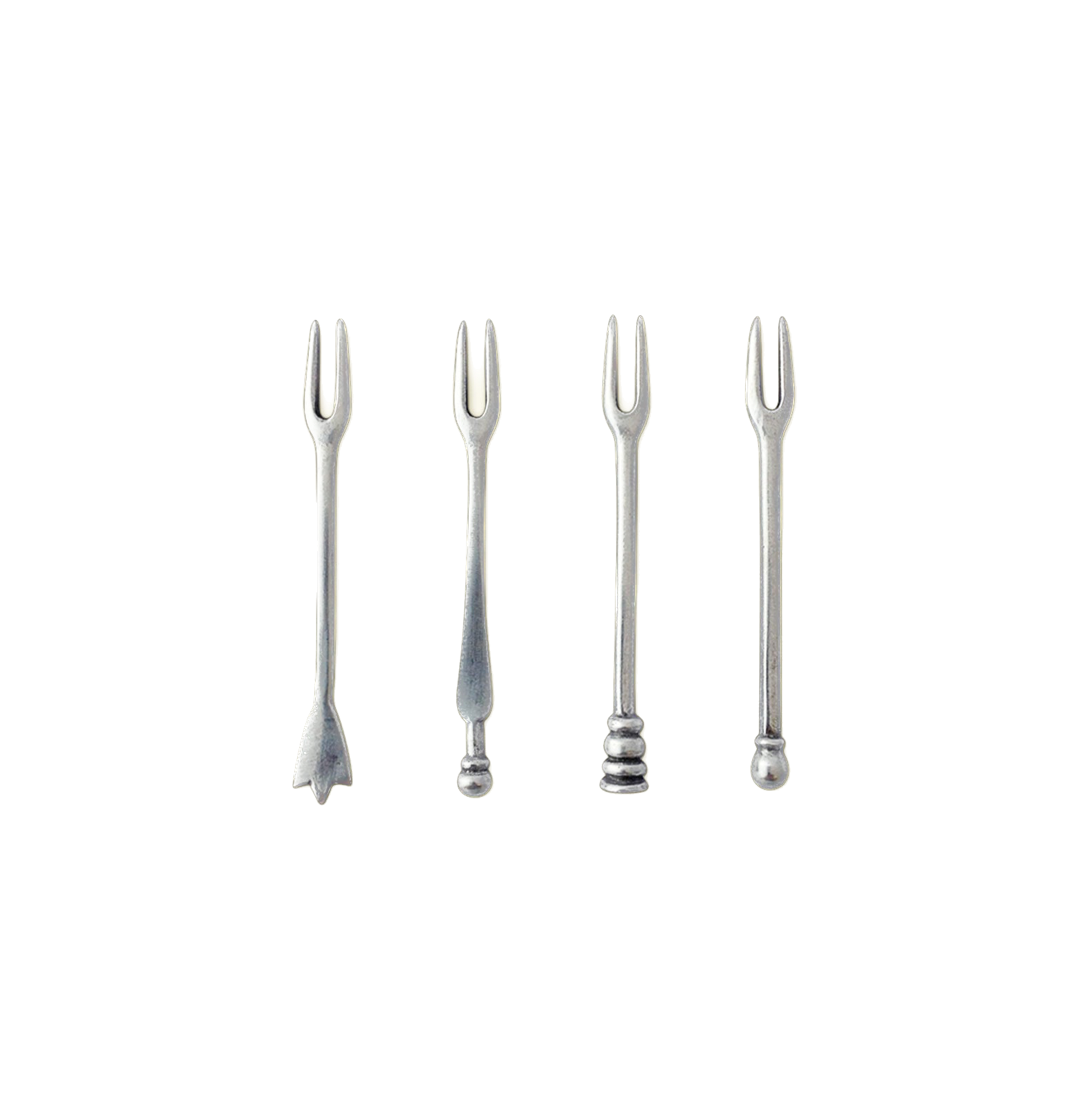 Assorted Olive Cocktail Forks (Set of 4)
