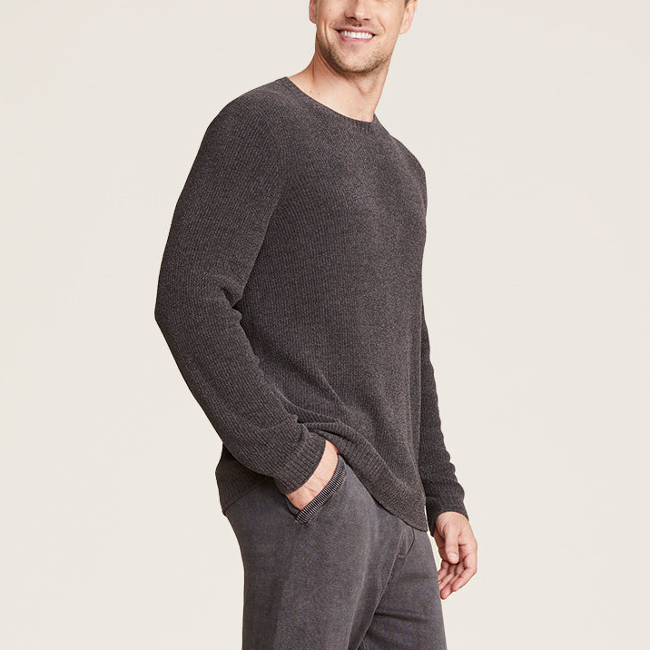 CozyChic Ultra Lite Men's Ribbed Crewneck