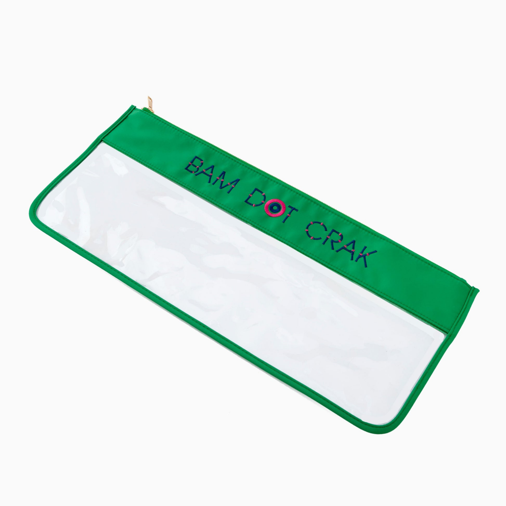 Bam Dot Crak Mahjong Bag in Kelly Green