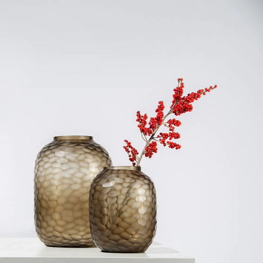 Bambola Vase - Clear / Smoke Grey