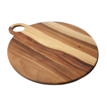Acacia Round Board with Round Handle XL