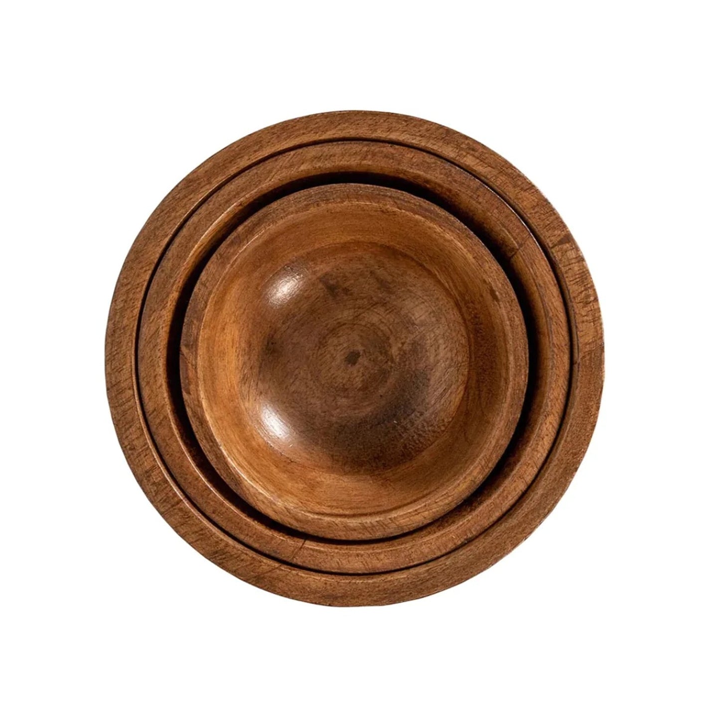 Bilbao Wood Nesting Bowls - Set of 3