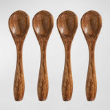 Bilbao Wood Petite Spoons - Set of 4