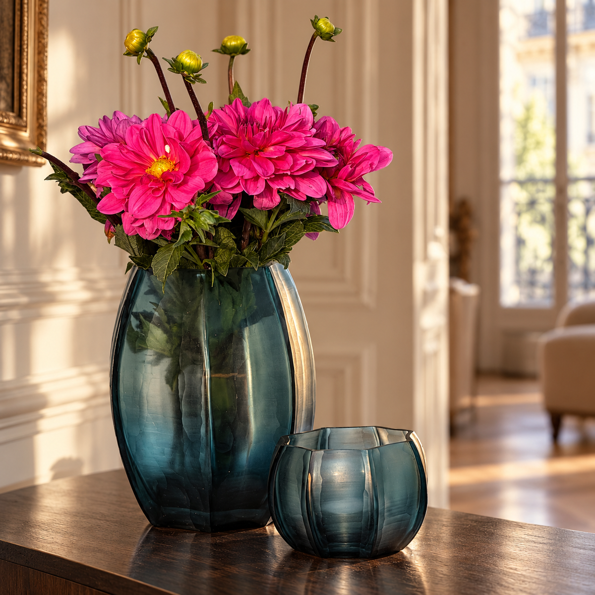 Koonam Vase - Ocean Blue / Indigo