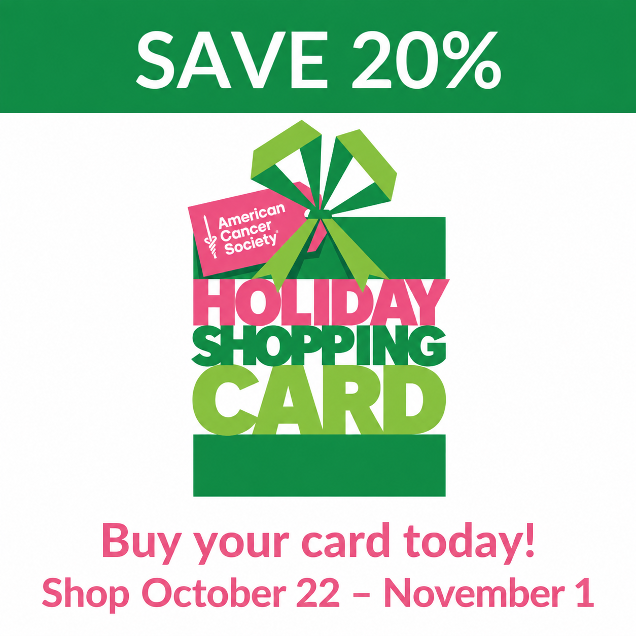 Holiday Shopping Card