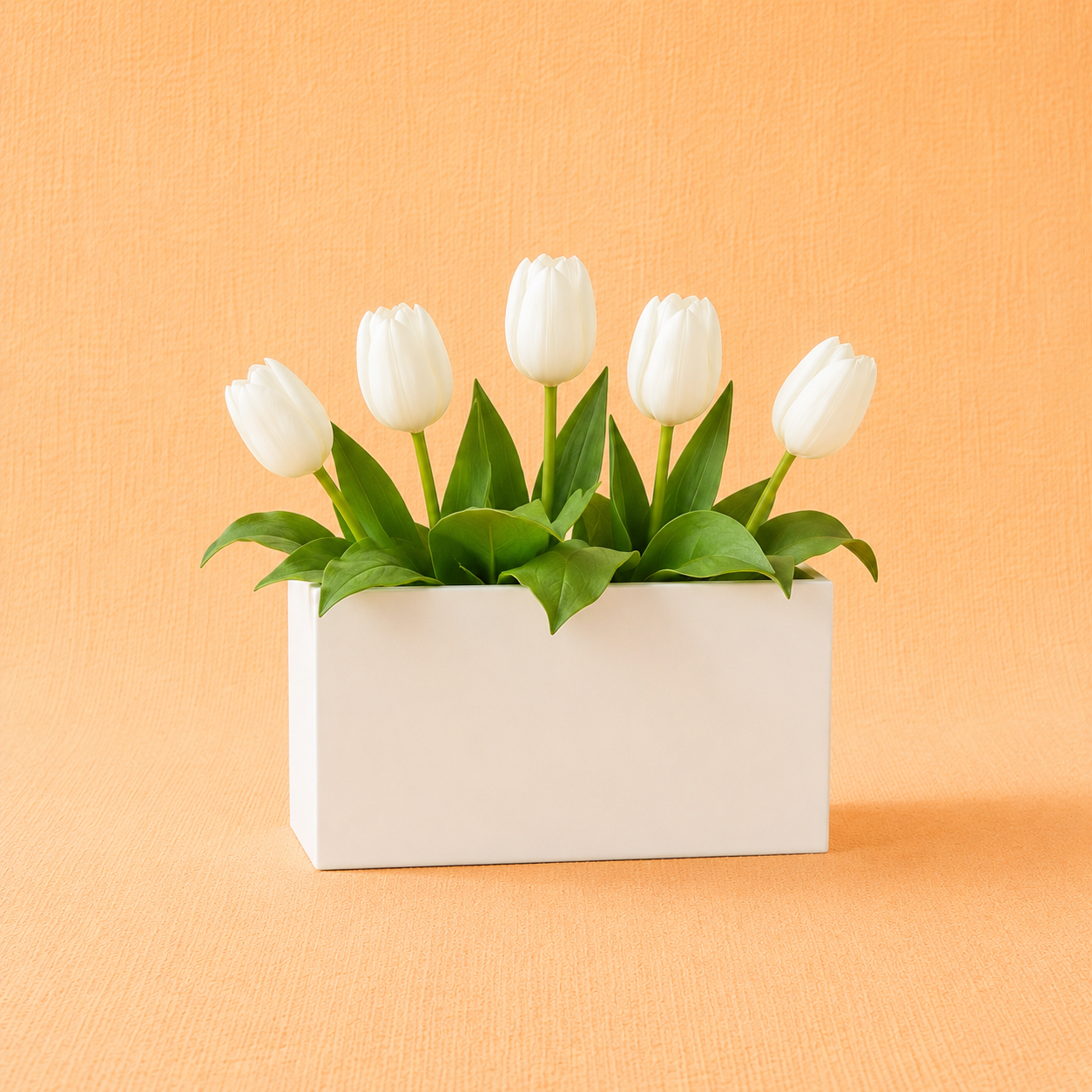 Pacific Connections White Lacquer Flower Vase