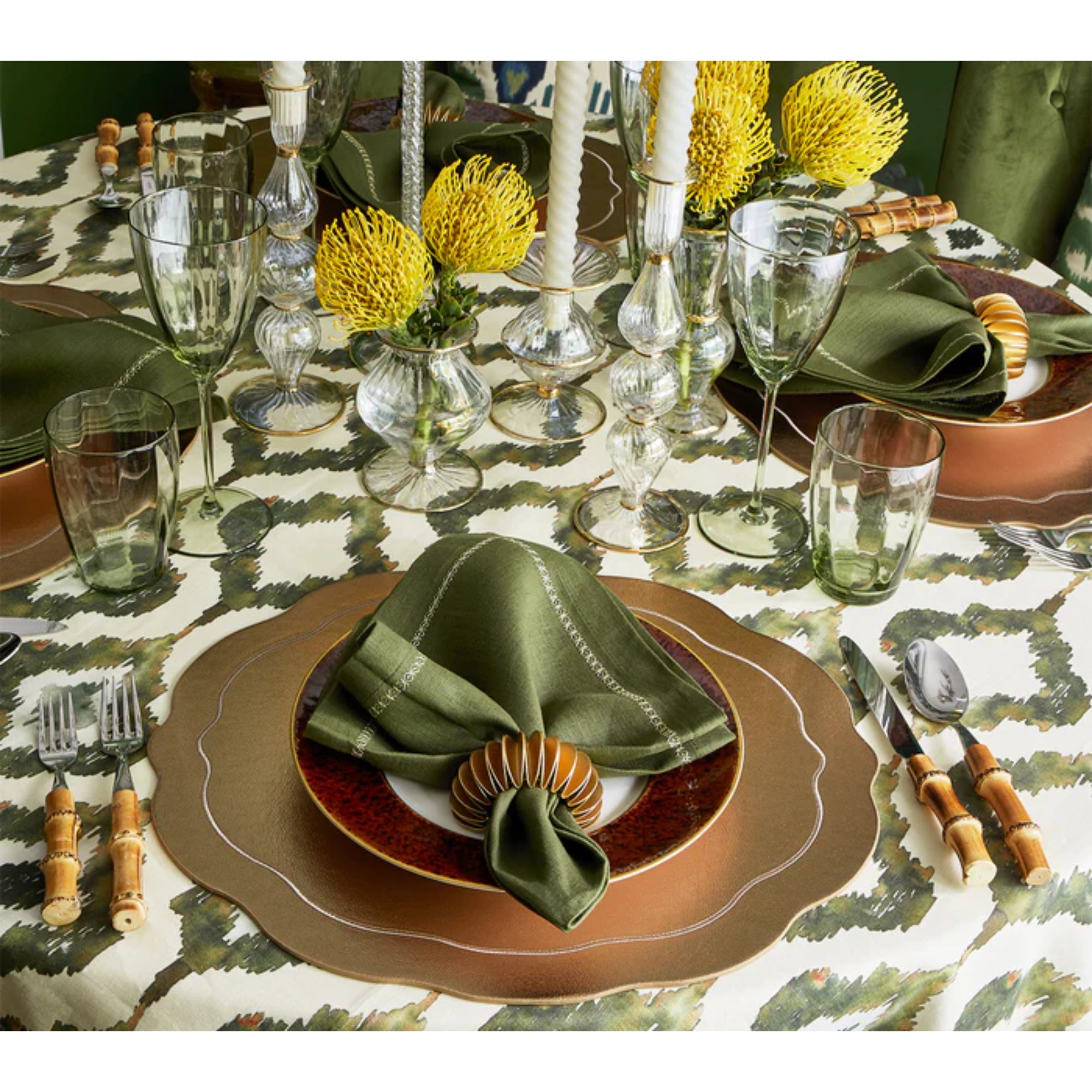 Classic Napkin in Olive - Set of 4