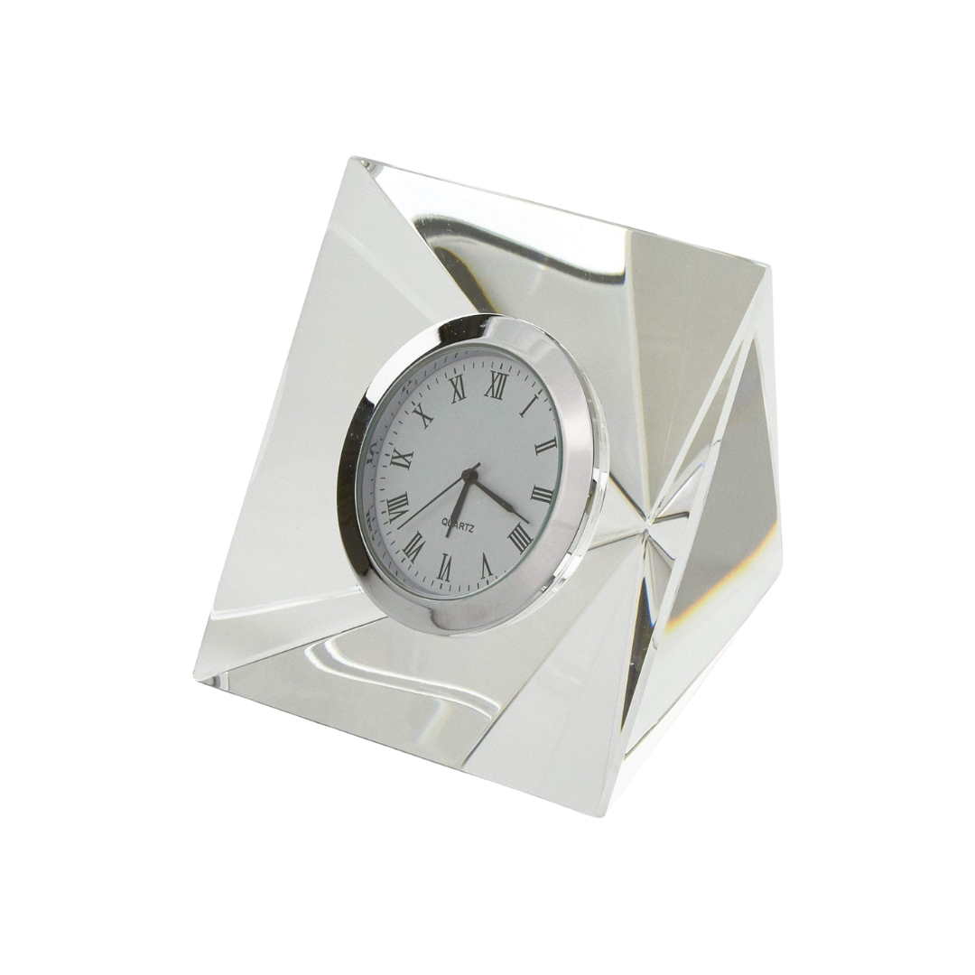 Crystal Glass Diamond Clock