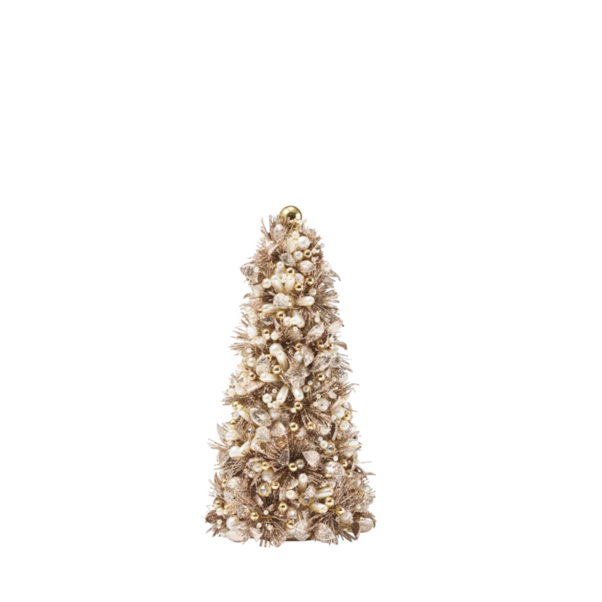 Gilded Spray Xmas Tree in Gold & Crystal