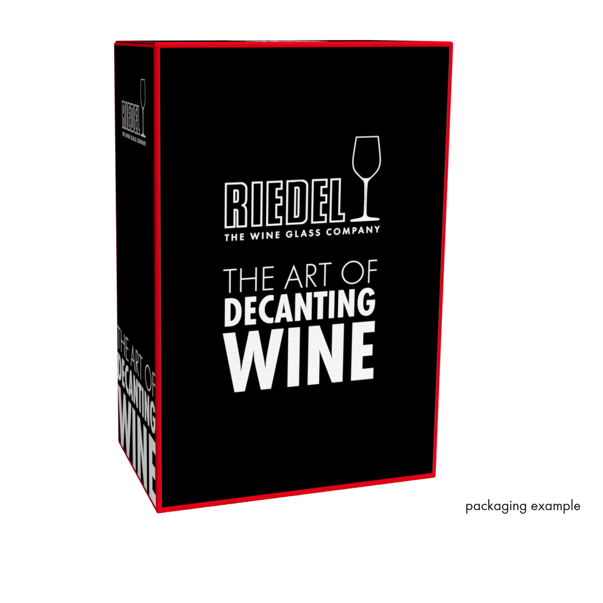 Curly Fatto a Mano Decanter in White & Black