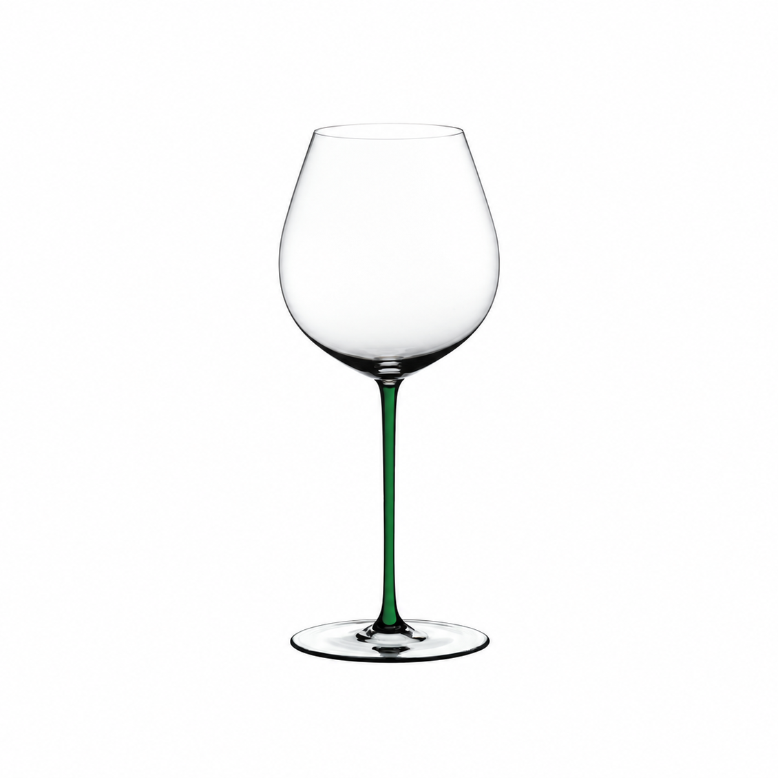 Fatto A Mano Pinot Noir Wine Glass in Green