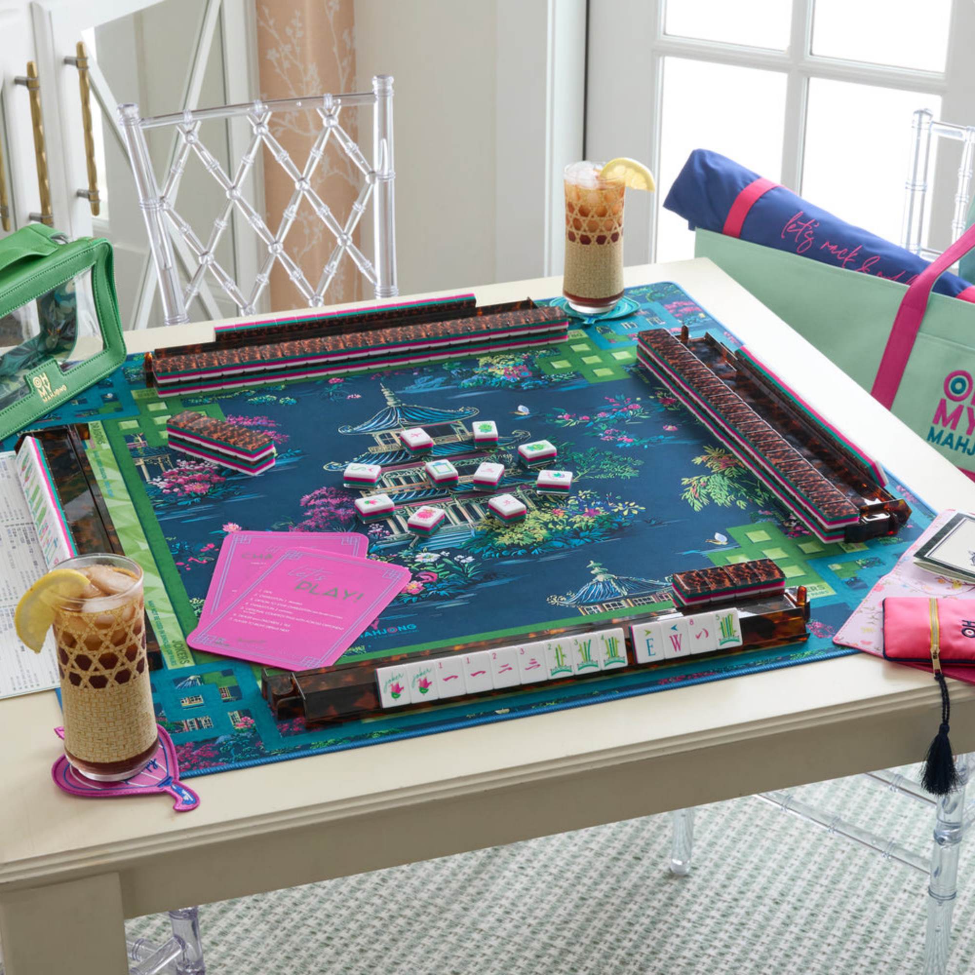 Elysium Mahjong Mat in Tube