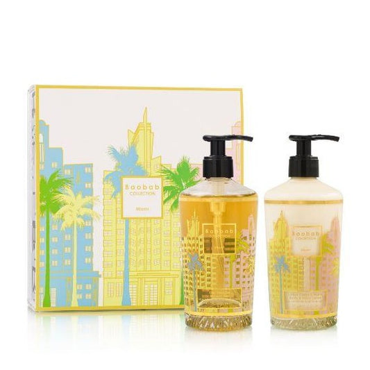 Miami Body & Hand Lotion And Hand Wash Gel Gift Box