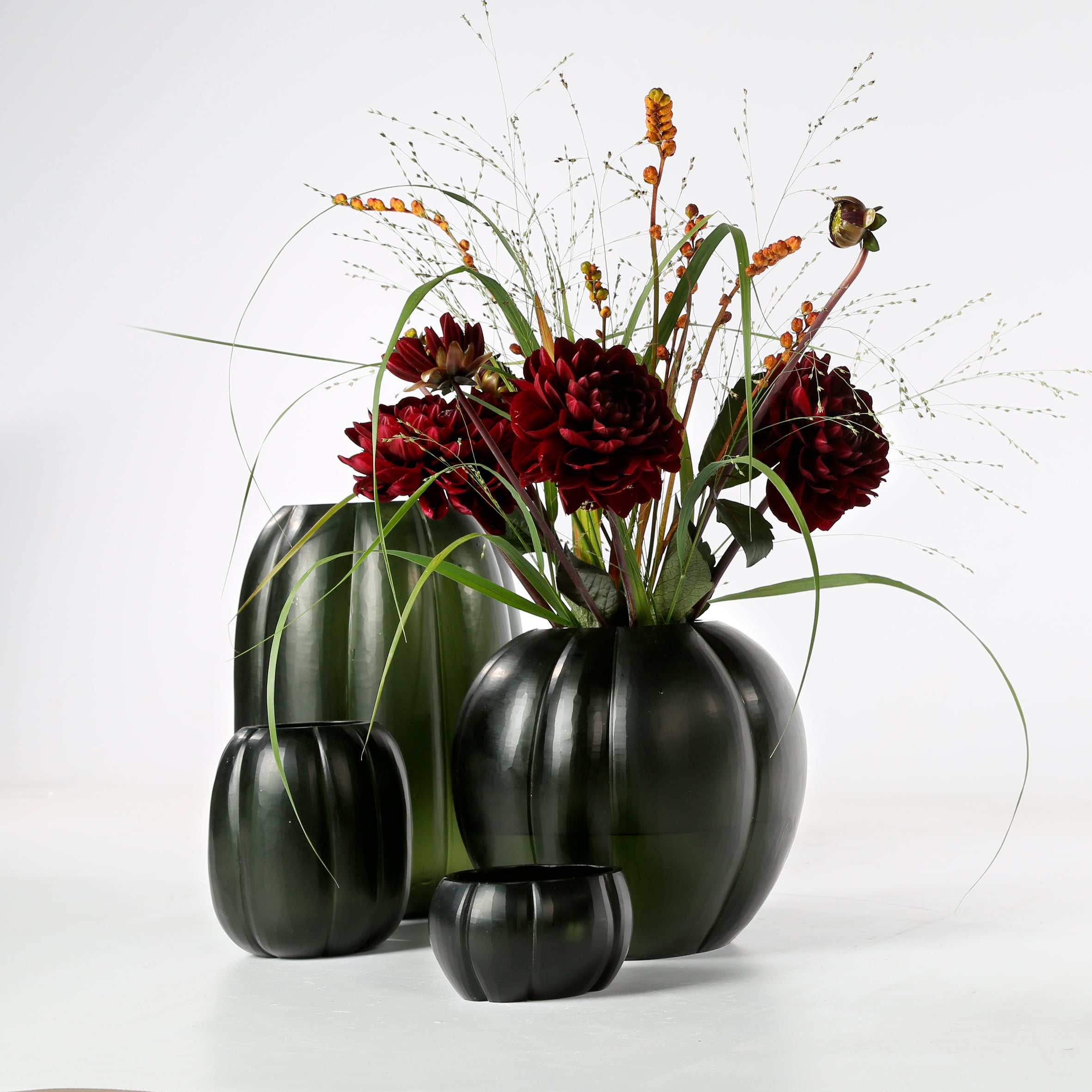 Lalibela Vase - Black Steelgrey