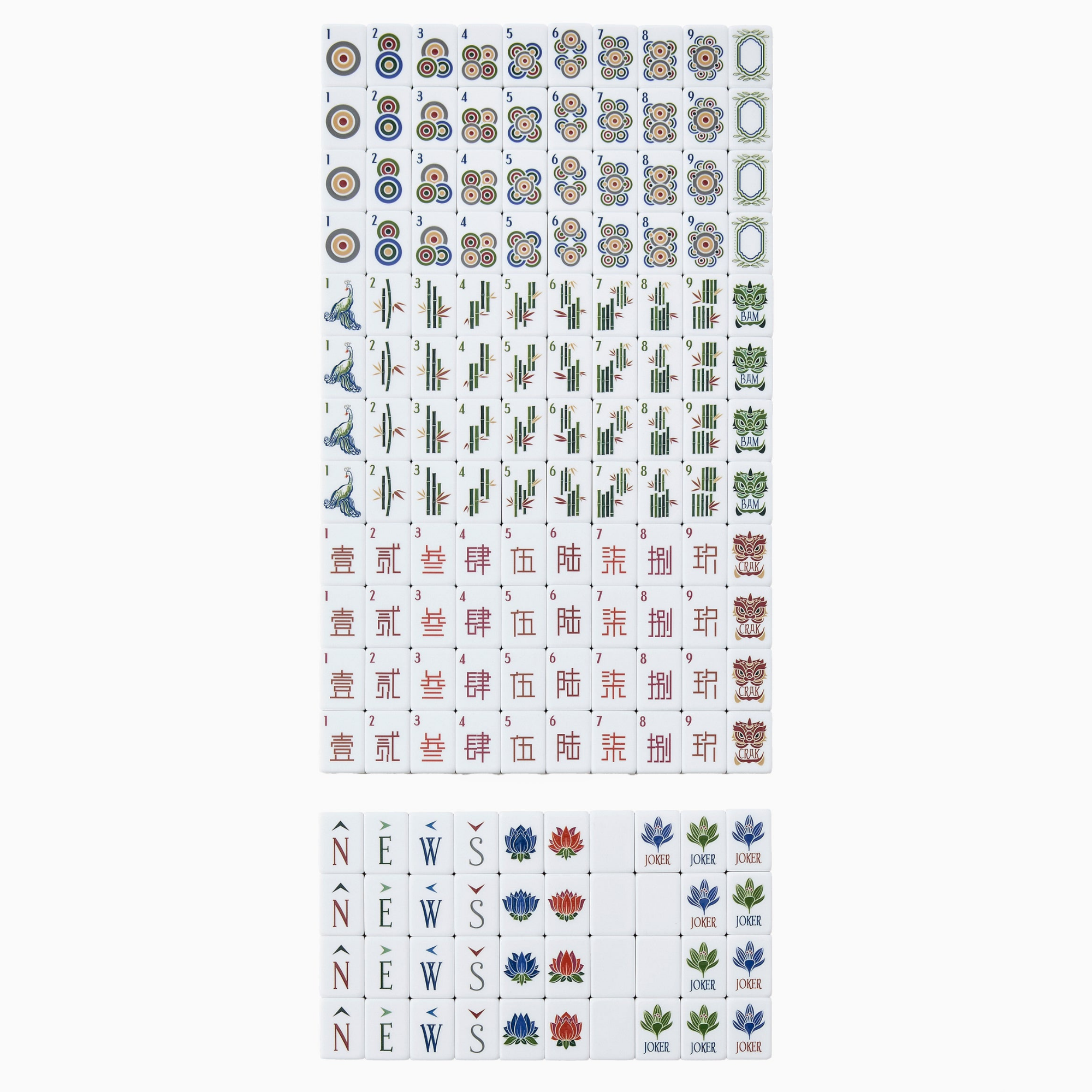 Heritage Mahjong Tiles