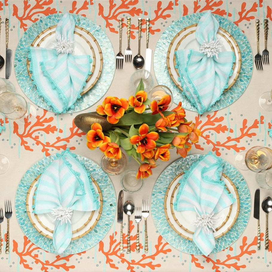 Marquis Placemat Seafoam - Set of 4