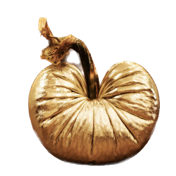 Lambskin Heart of Gold Pumpkin