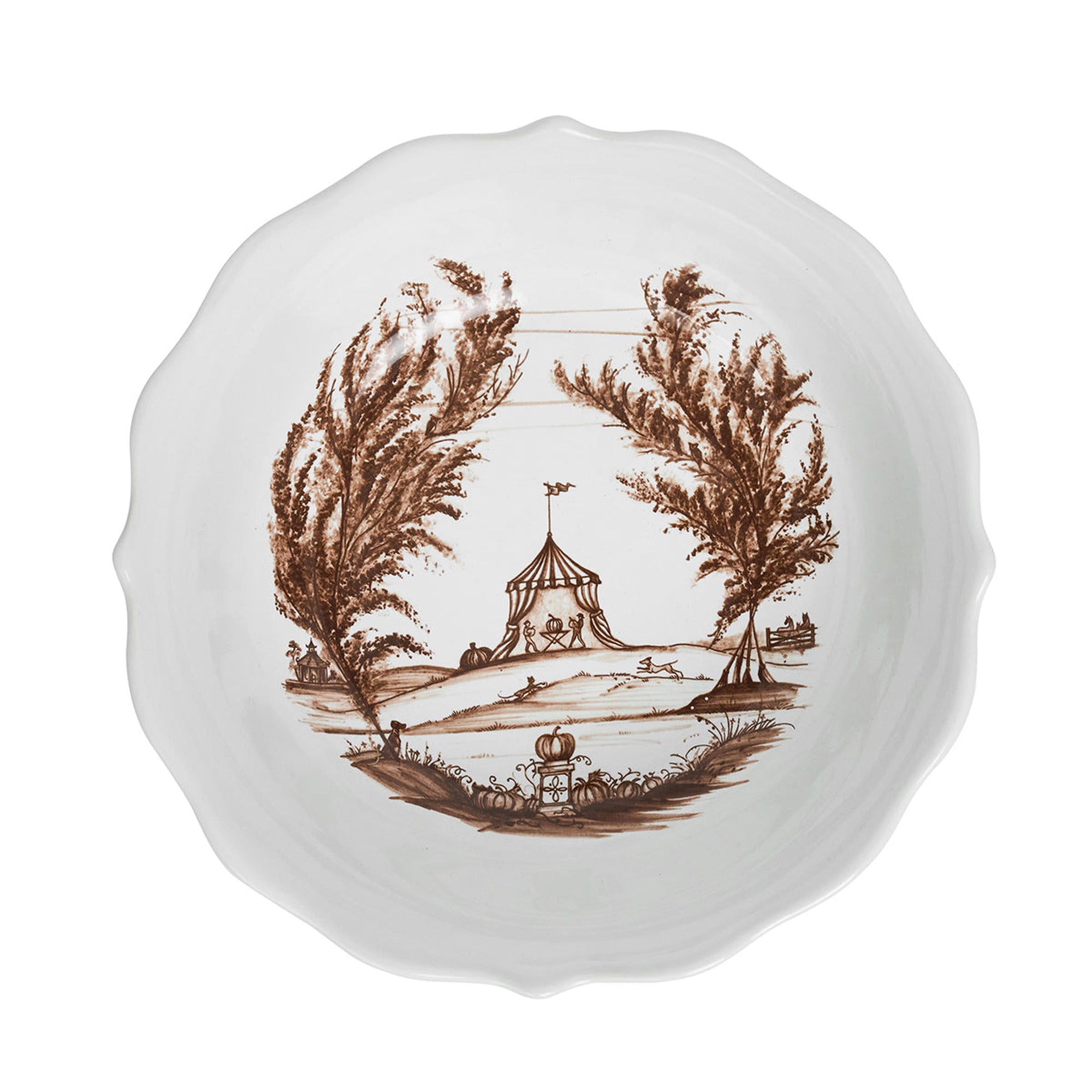 Country Estate Harvest 10" Serving Bowl in Sepia
