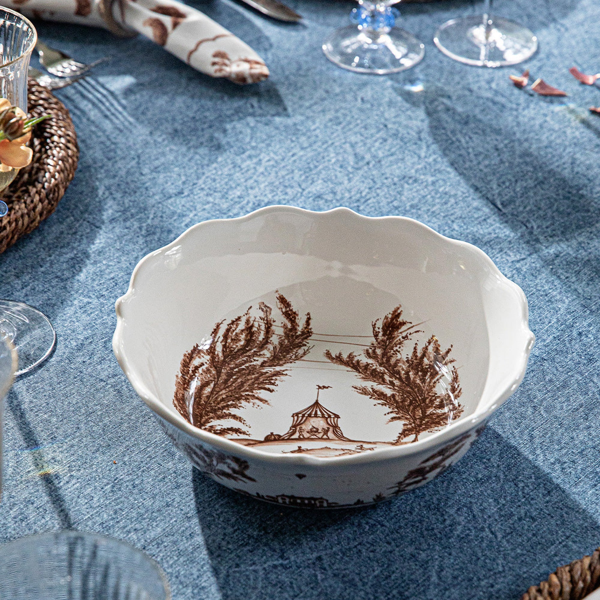 Country Estate Harvest 10" Serving Bowl in Sepia