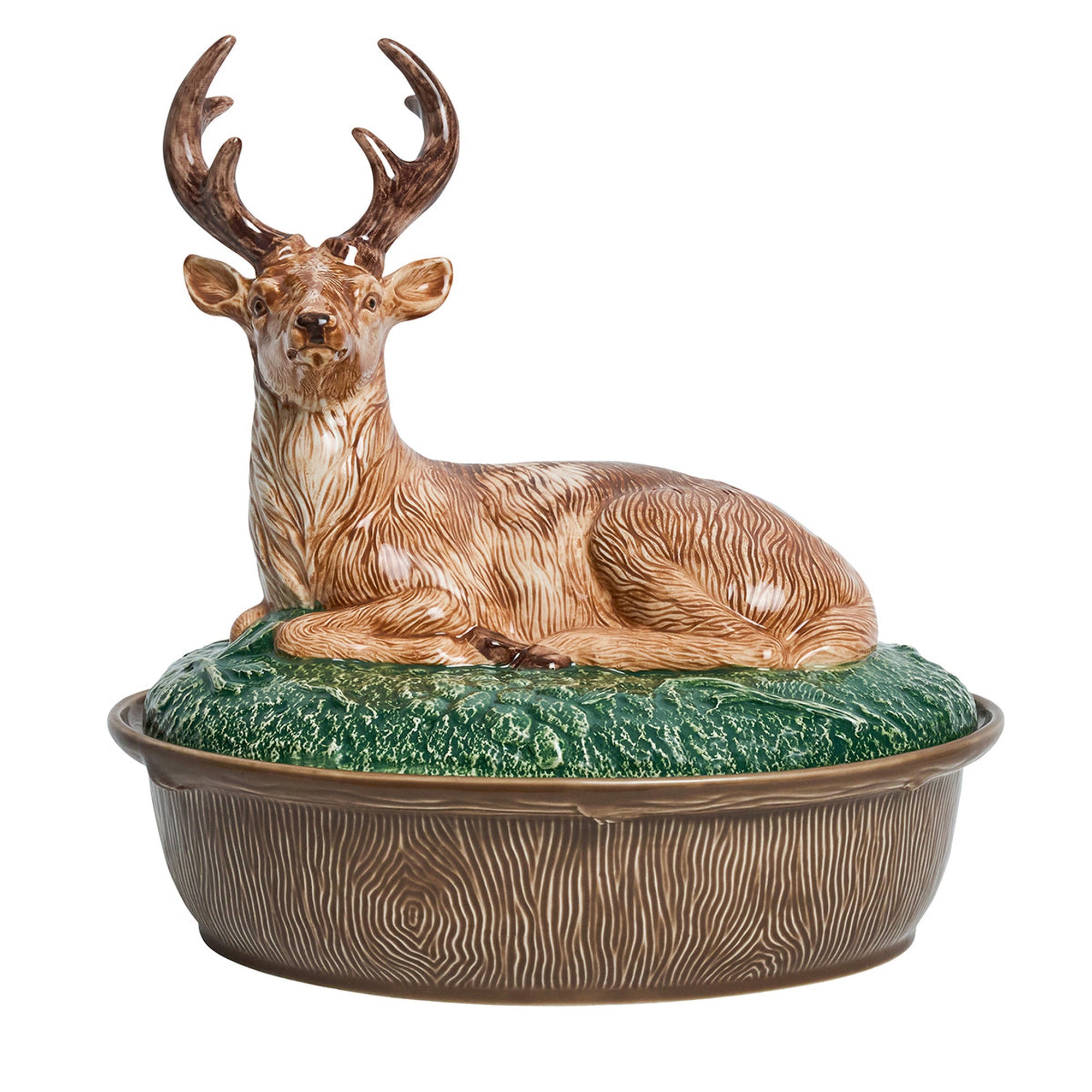 Forest Walk Stag Baker with Lid