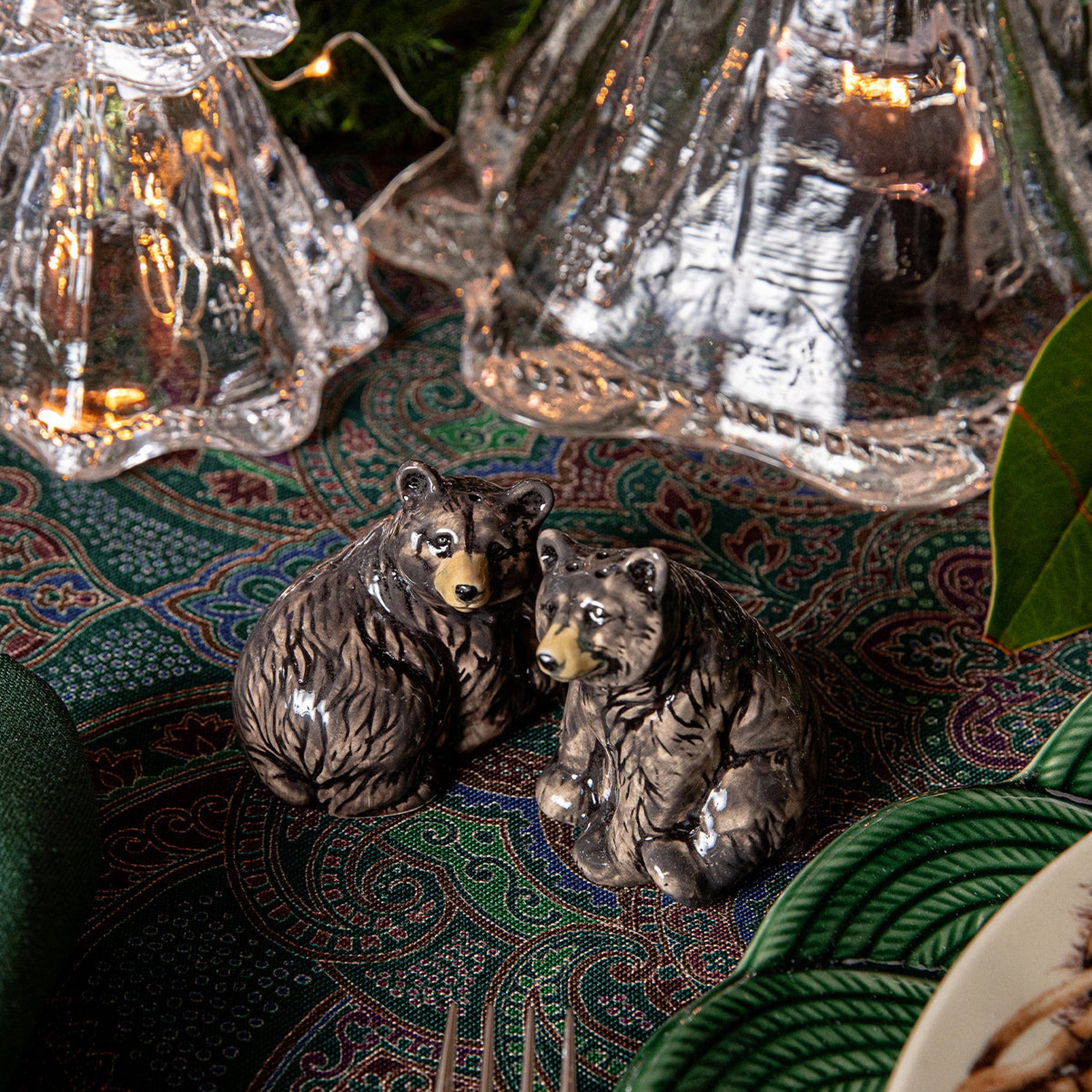 Clever Creatures Black Bear Salt and Pepper Shakers - 2-Piece Set