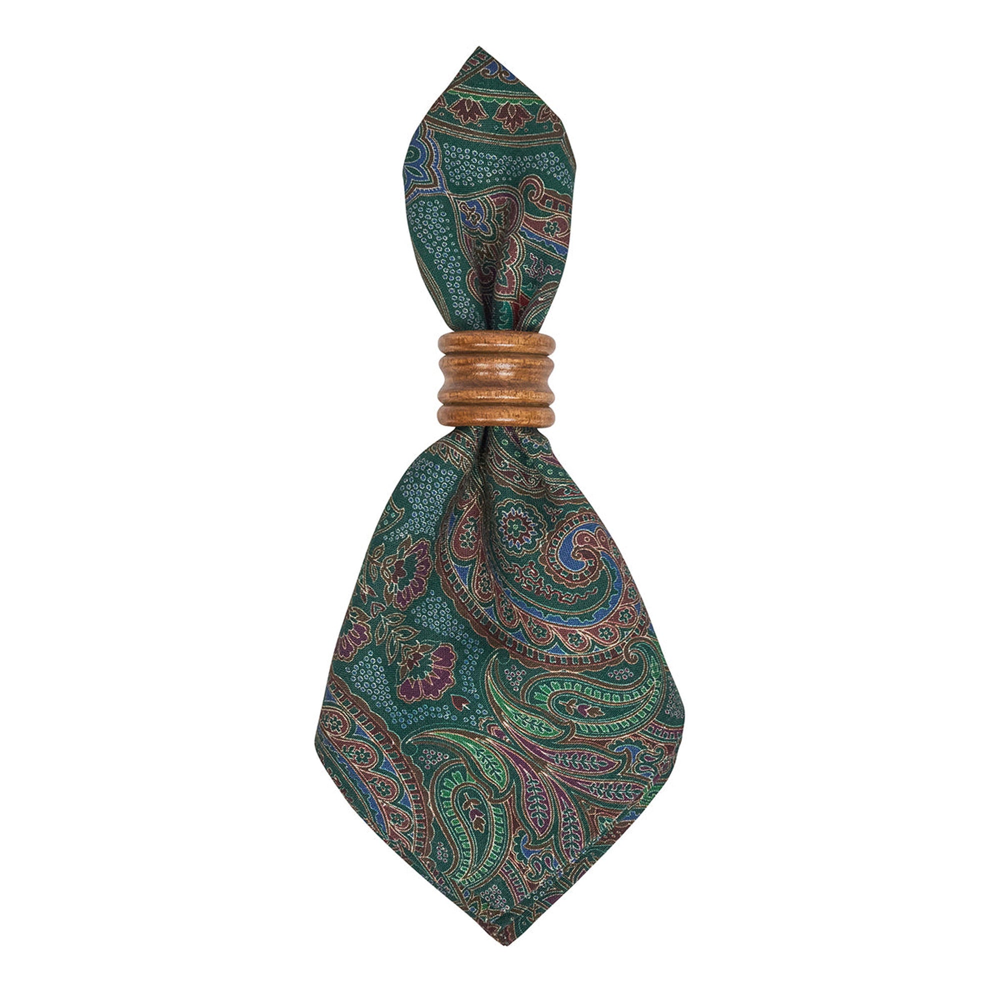 Paisley Napkins in Evergreen - Set of 4