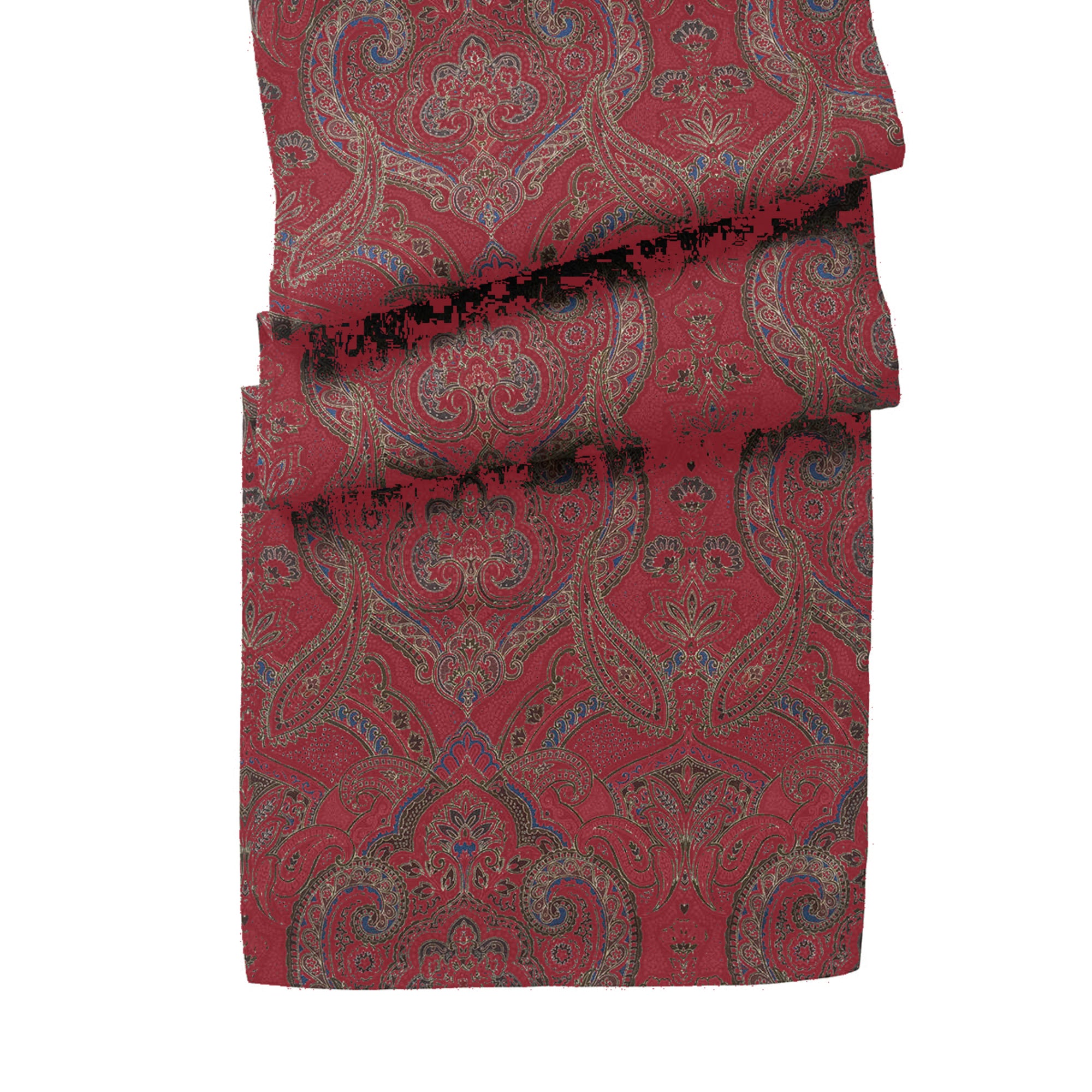 Paisley 18" x 90" Table Runner in Red