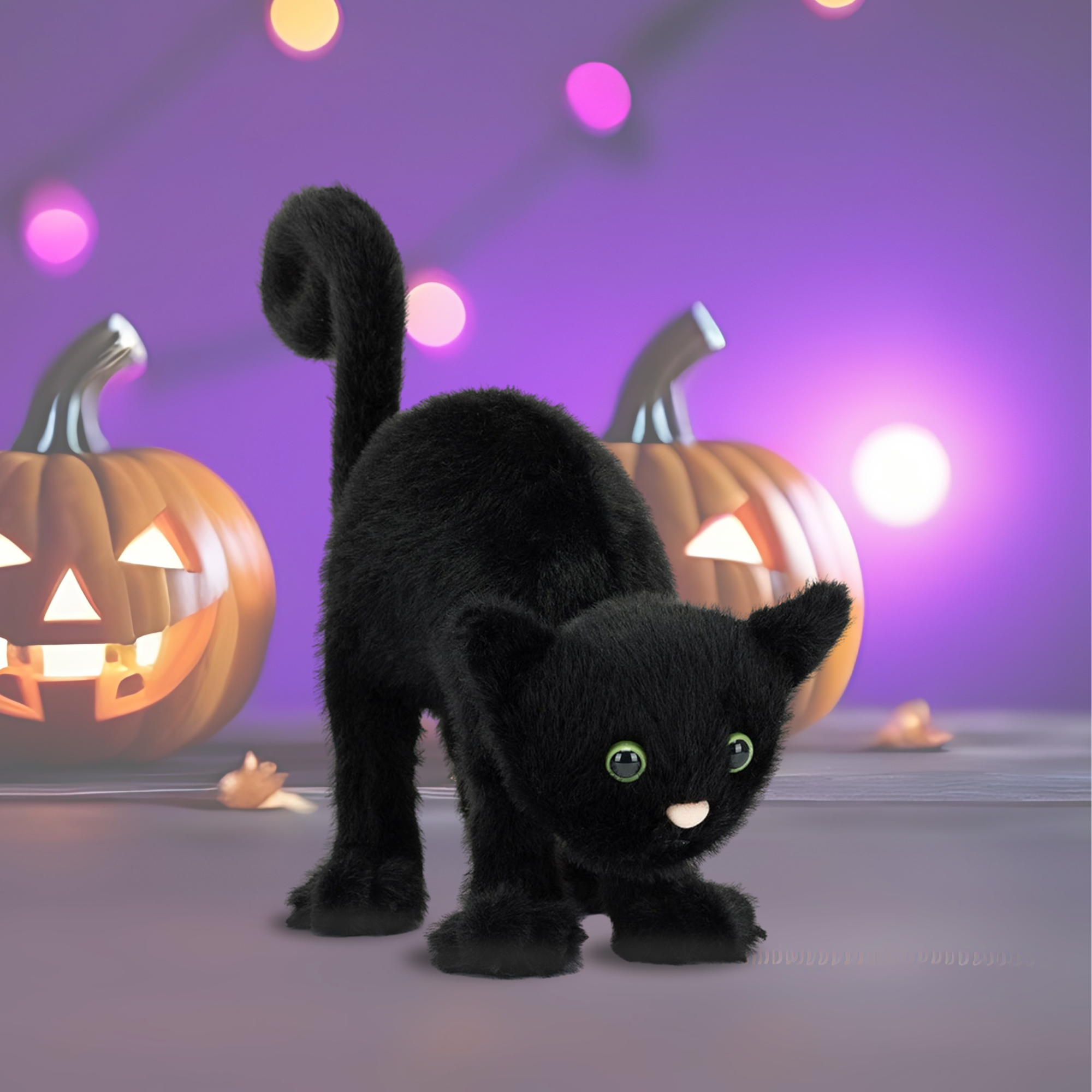  Spookipaws Cat クロネコ ハロウィン ぬいぐるみ Spookipaws Cat - Official Jellycat