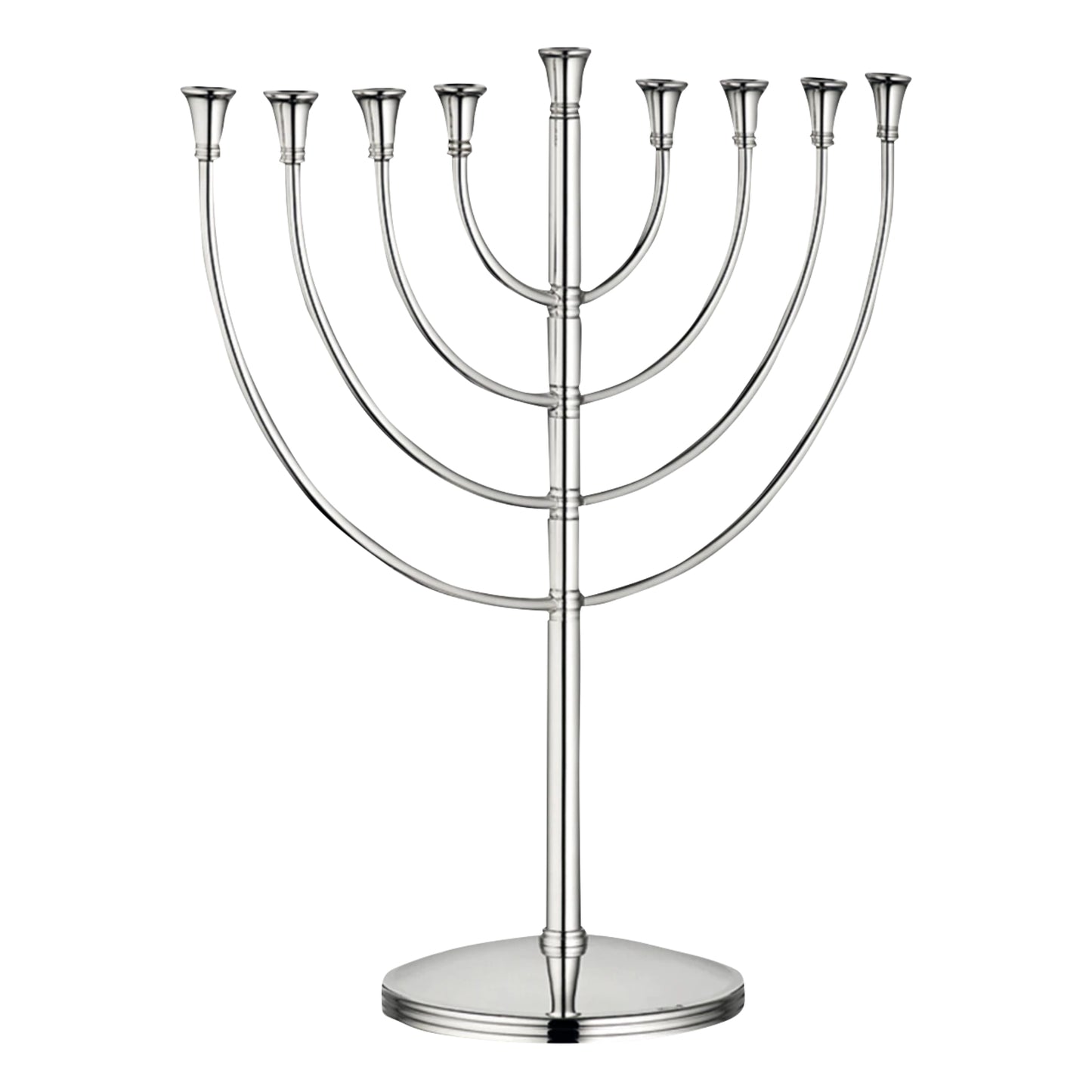 Judaique Silver-Plated Hanukkah Menorah