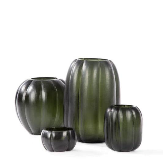 Lalibela Vase - Black / Steel Grey