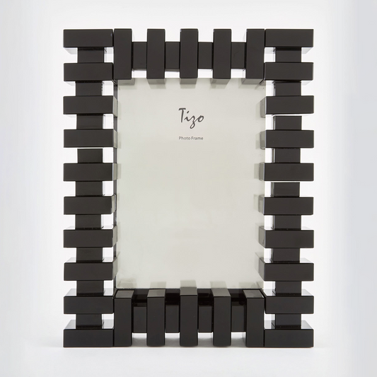 Black Crystal Glass Frame (5 x 7)