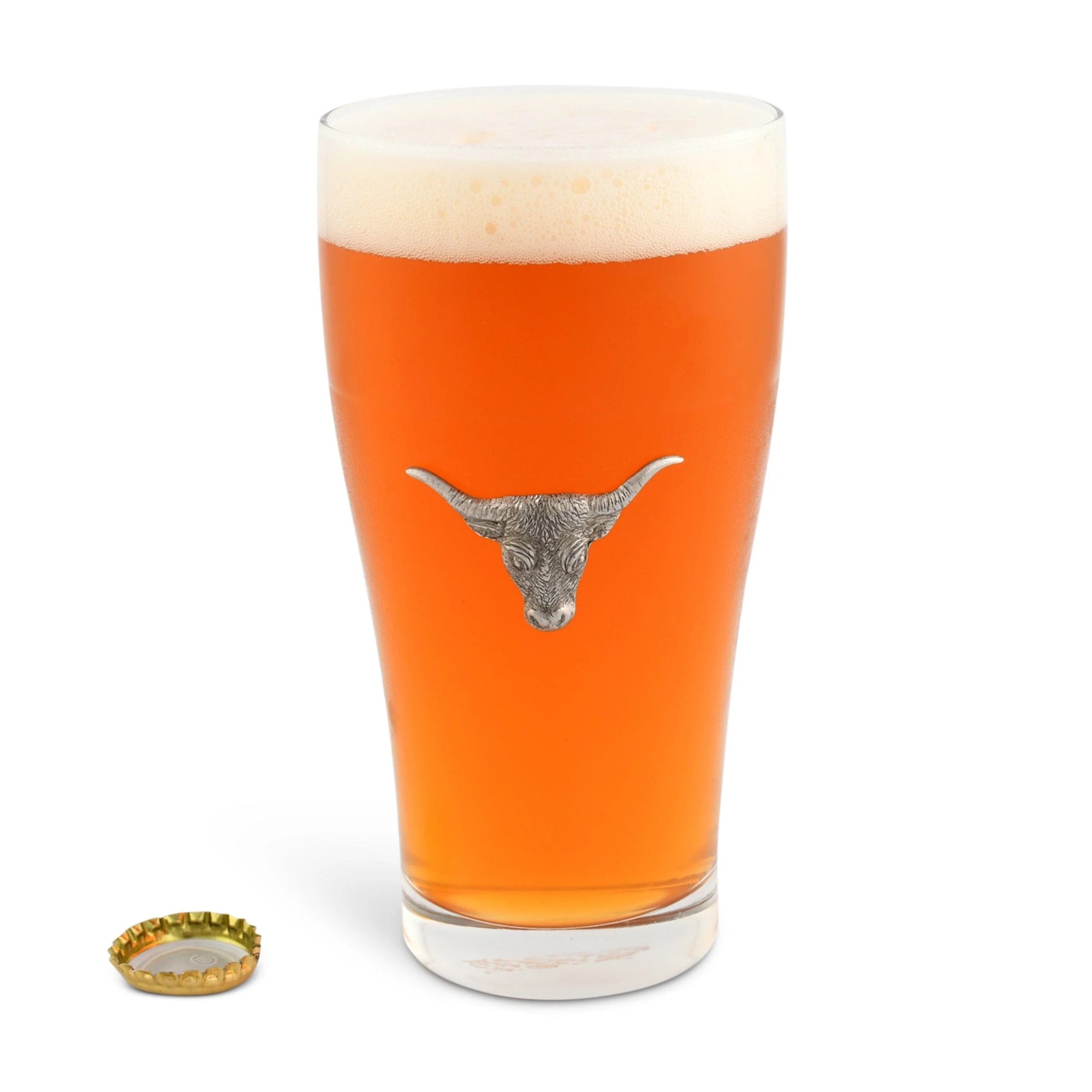 Longhorn Beer Glass - Set of 4