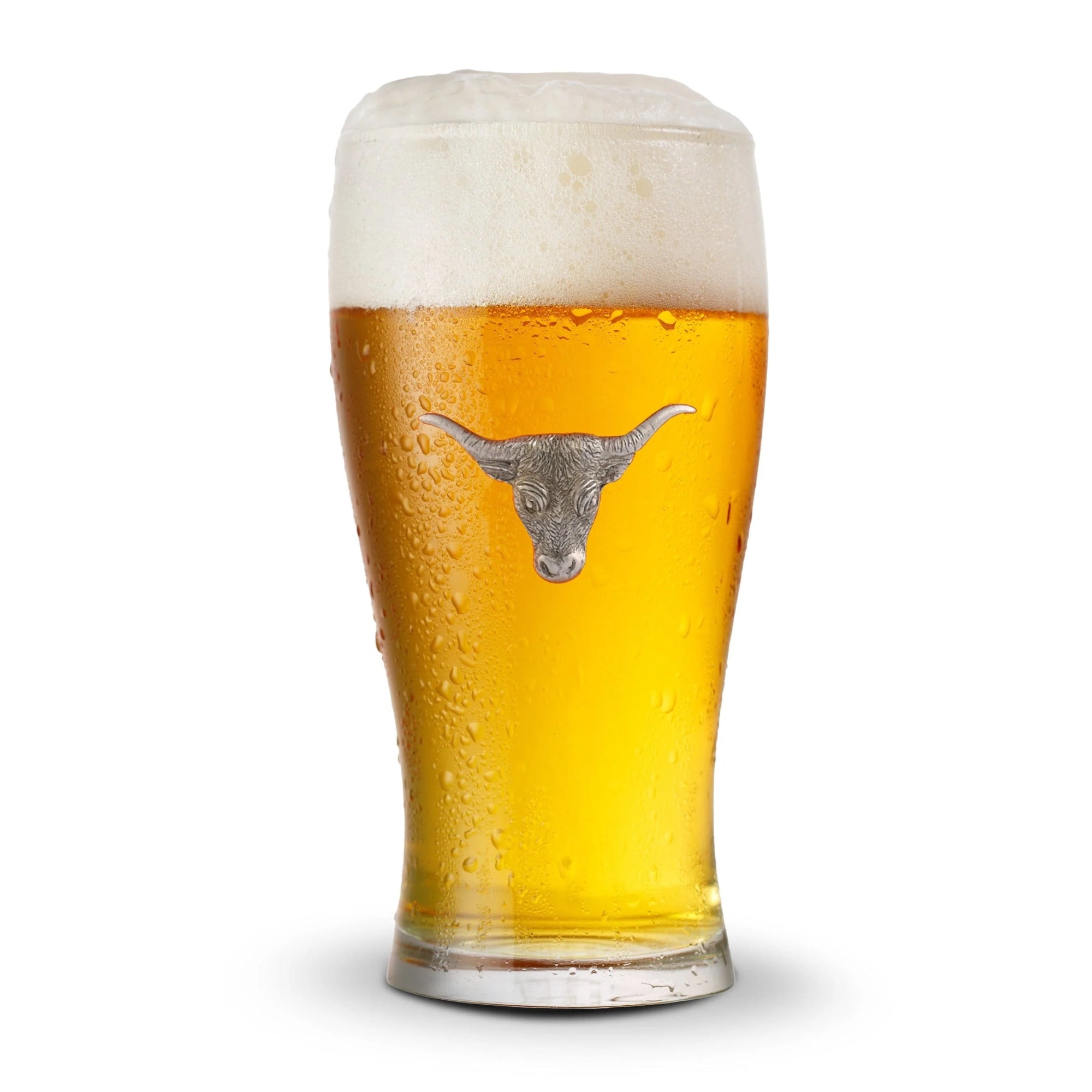 Longhorn Beer Glass - Set of 4