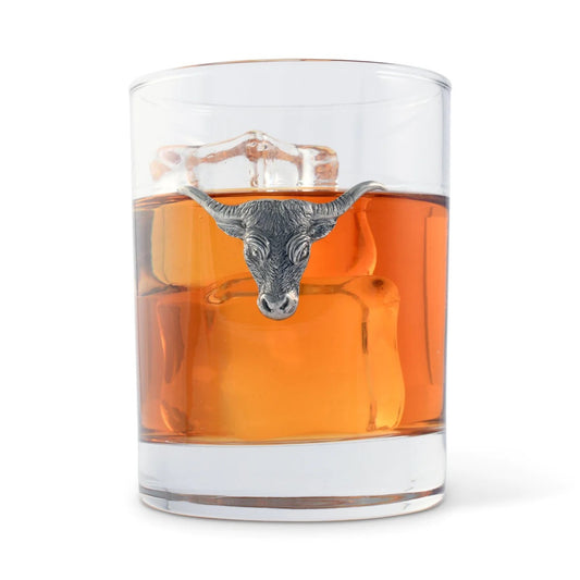 Long Horn Double Old-Fashioned Glass Bar Glass - Set of 4