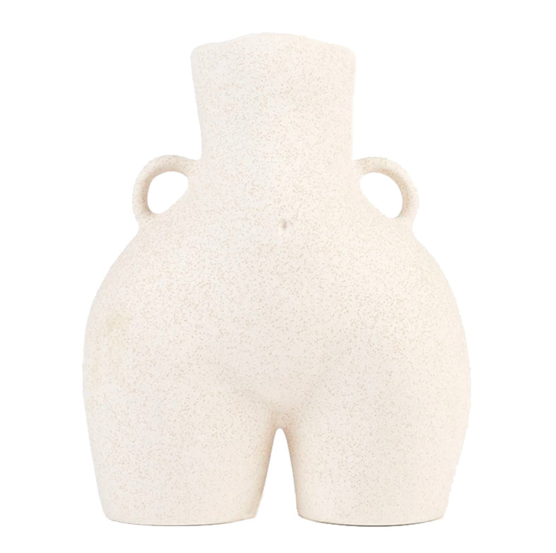 Love Handles Vase (Speckled Beige)