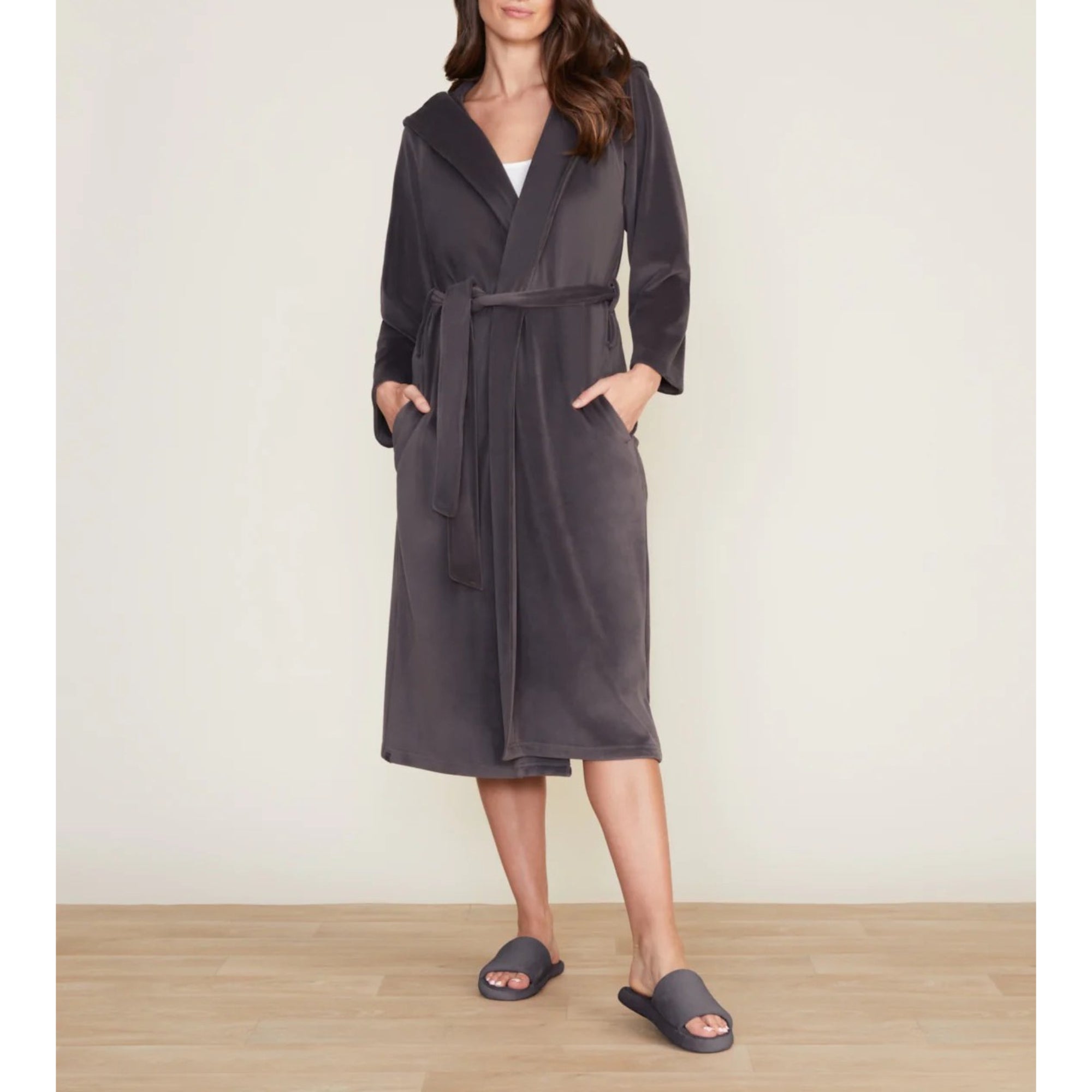 LuxeChic Hooded Robe