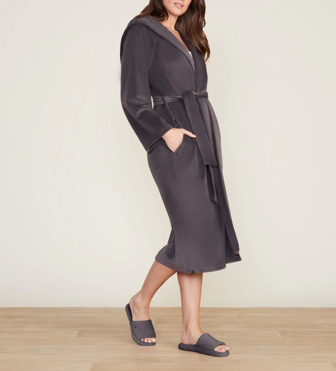 LuxeChic Hooded Robe