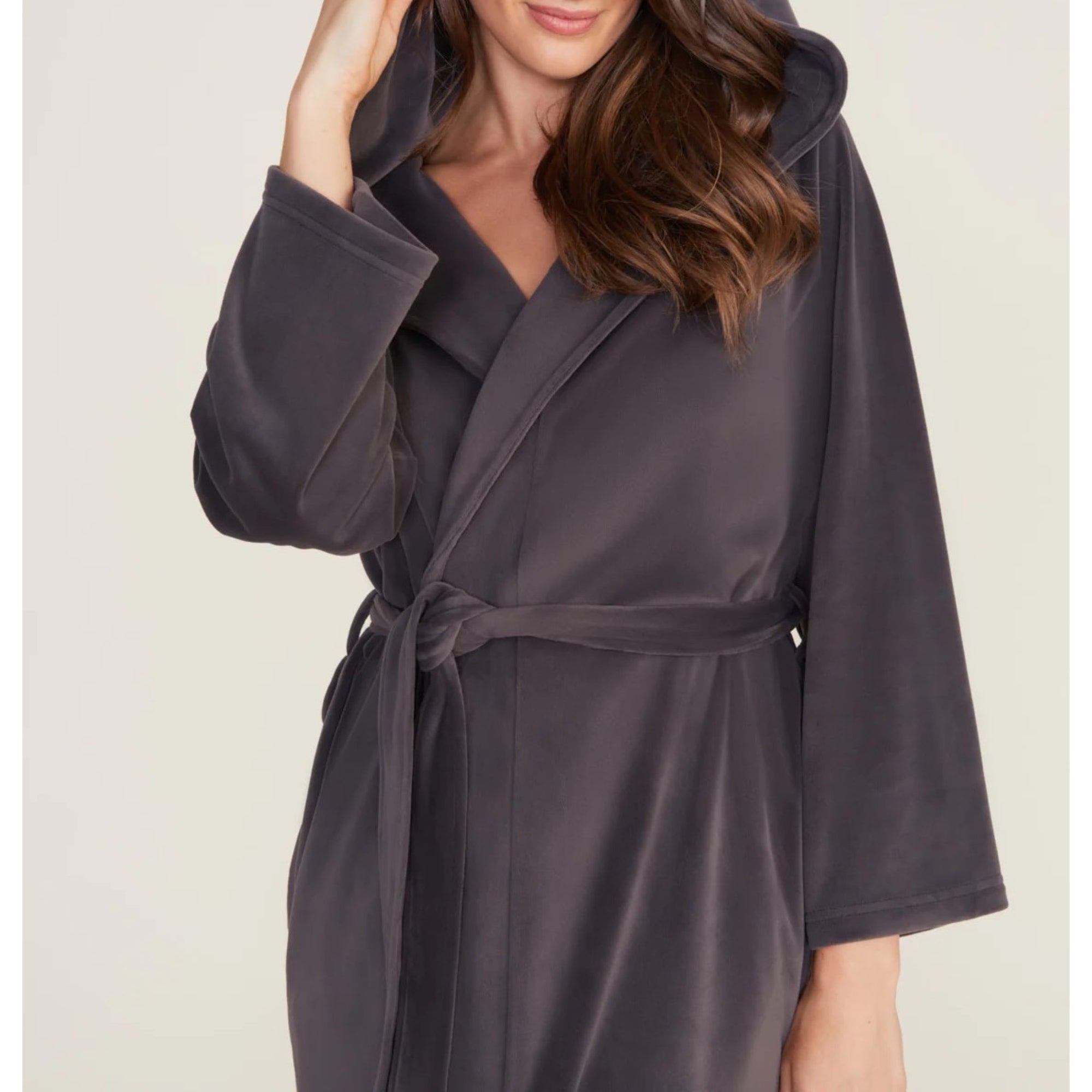 LuxeChic Hooded Robe