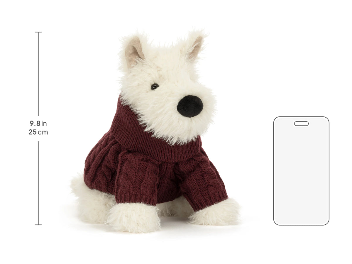 Munro Scottie Dog 'Winter Jumper'