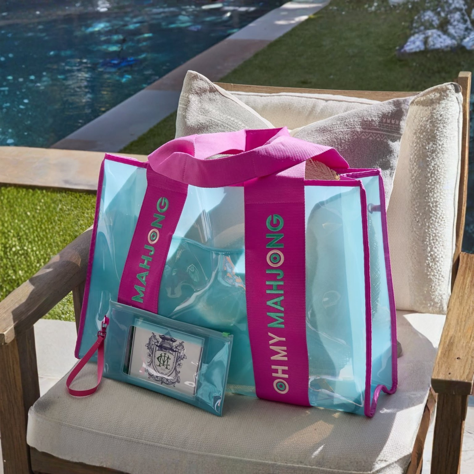 Mahjong Beach Bag